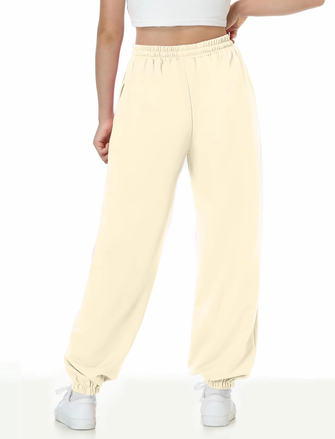 EXARUS 3 Pack Girls Sweatpants Letter Graphic Print with Pockets Sweat Pants High Waisted Cute Joggers 6-14Y