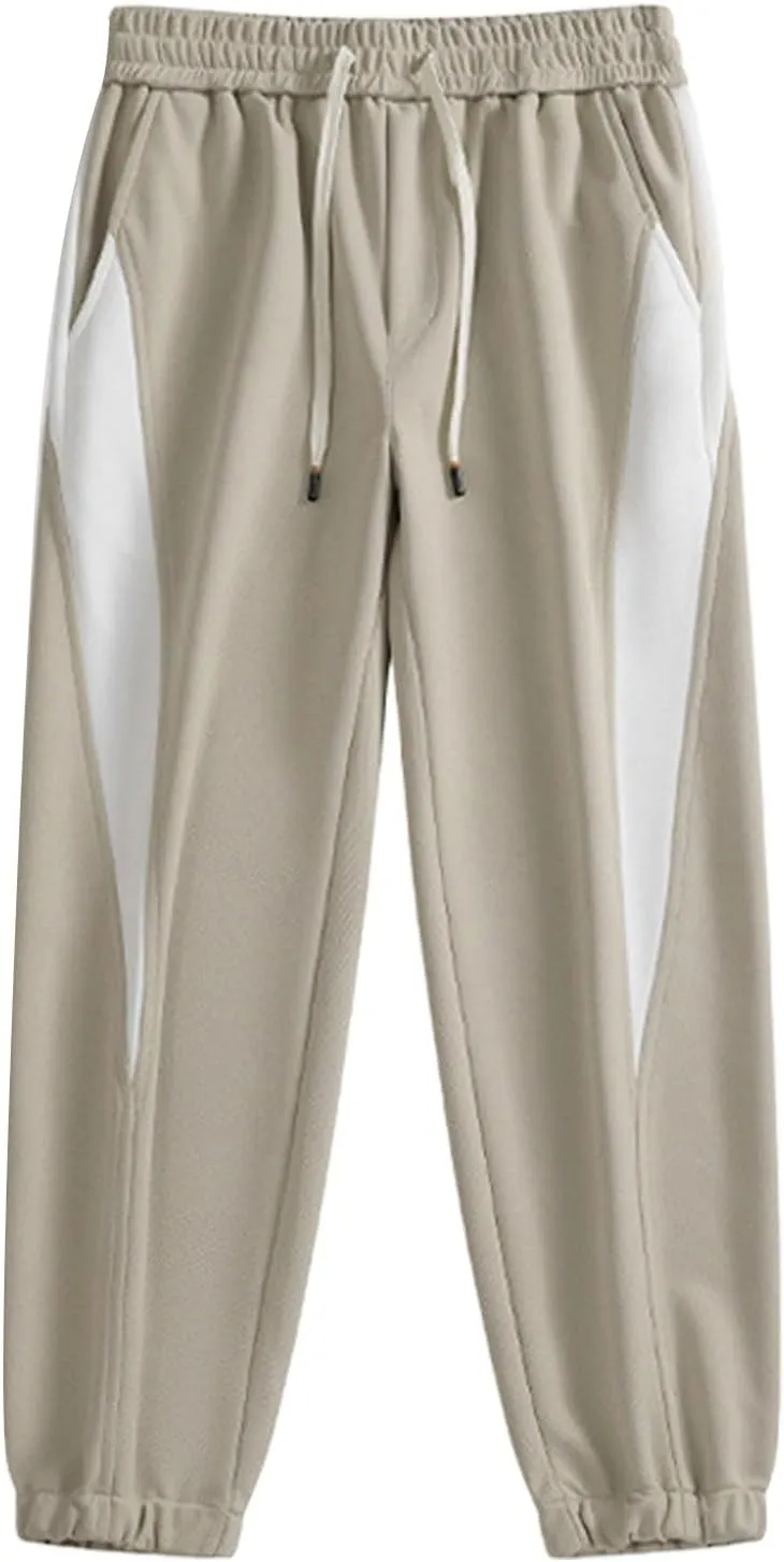 Fashion Sweatsuits for Mens Spring Summer Lapel Zipper Long Sleeve Pullover Tops Jogging Pants Couple Dating Outfits