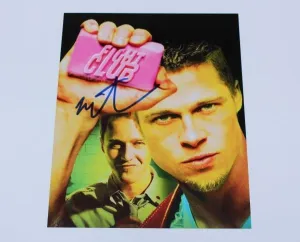 Fight Club Edward Norton Signed Autographed 8x10 Glossy Poster Photo Loa