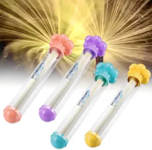 Firework Water Guns - Romantic Couples Firework Style High-Pressure Pull-Out Water Guns for Bath, Pool, Party, Summer Outdoor Fun - 4 Pcs