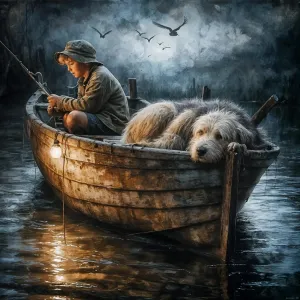 Fishing Story Stress Relief Games Party Entertainment Positive Thinking Puzzles Floor Magic Puzzles 500 Piece