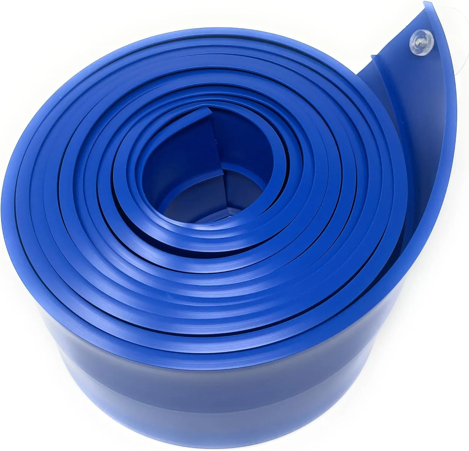 FlexTrack 5000 Blue Track for Toy Cars Flexible Race Track for Kids with Suction Cups Compatible with Hot Wheels Matchbox and Diecast 1/64th Car 15 Feet Long Rolls Up Portable Racetrack