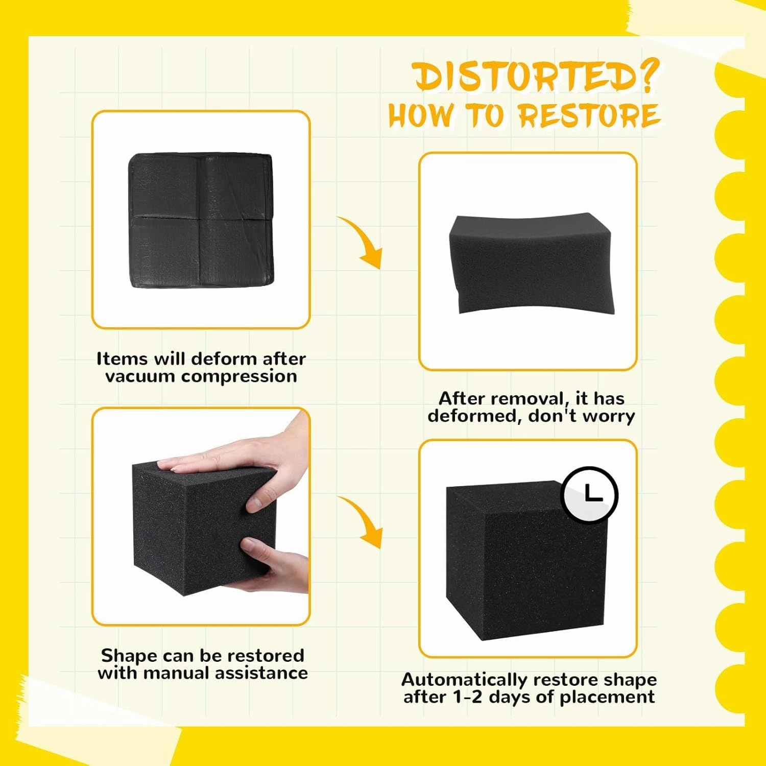 Foam Pit Cubes Blocks - 24PCS Sponge Form Cubes for Foam Ball Pits, Gymnastics, Freerunning and Parkour Courses, Skateboard Parks, BMX, Trampoline Arenas-Grey and Black(5" x 5" x 5")