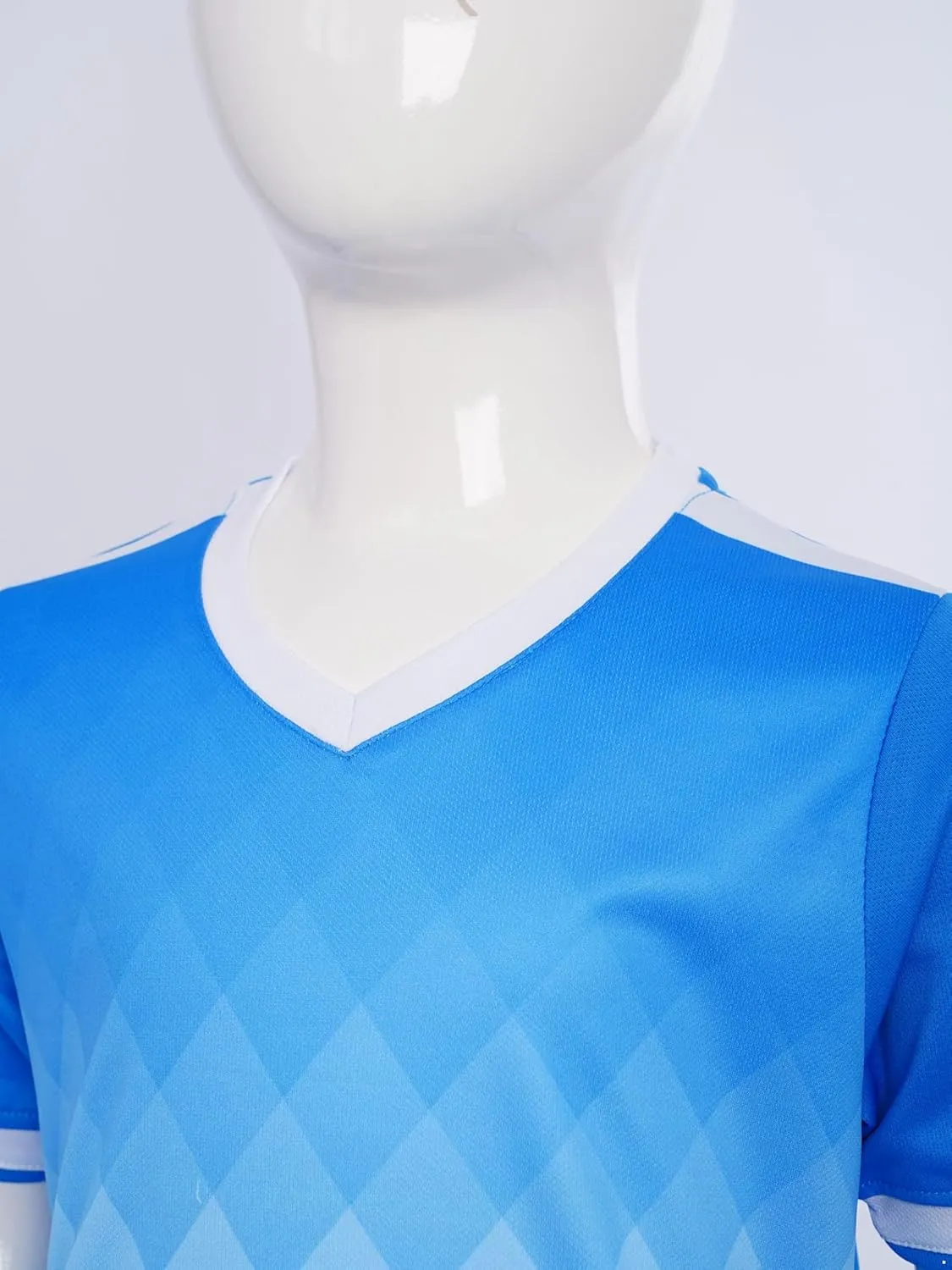 Football Kit For Kids Boys Pcs Durable Gradient Jersey And Pockets Shorts Sets Outdoor Training Costume