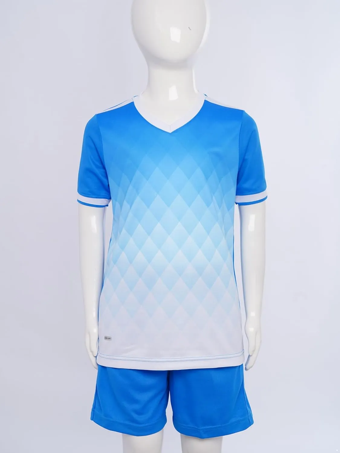 Football Kit For Kids Boys Pcs Durable Gradient Jersey And Pockets Shorts Sets Outdoor Training Costume