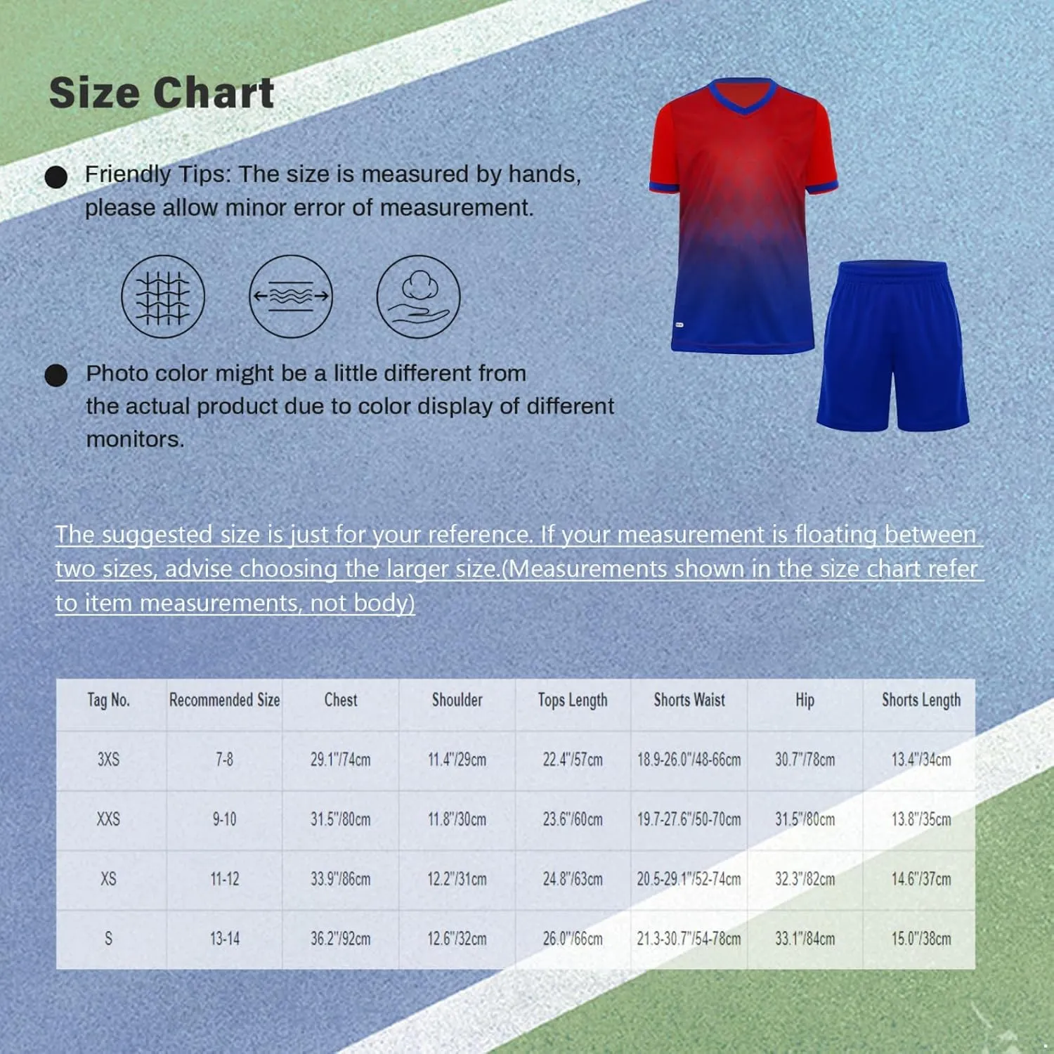 Football Kit For Kids Boys Pcs Durable Gradient Jersey And Pockets Shorts Sets Outdoor Training Costume