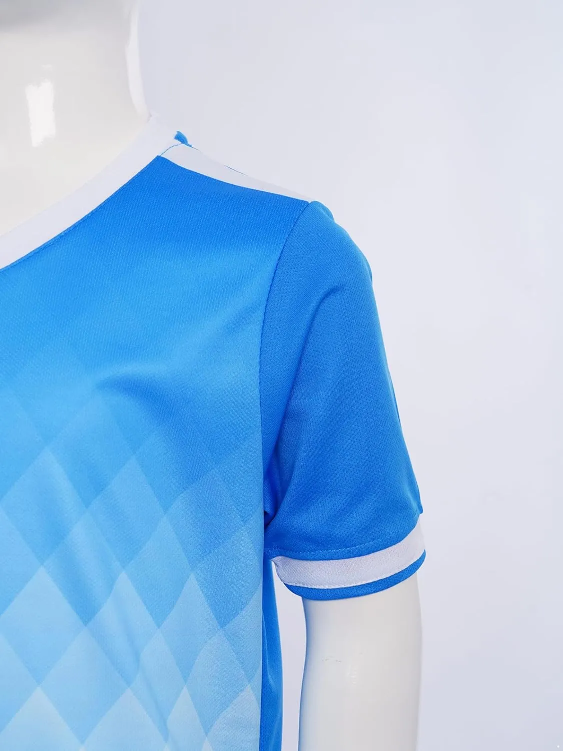 Football Kit For Kids Boys Pcs Durable Gradient Jersey And Pockets Shorts Sets Outdoor Training Costume