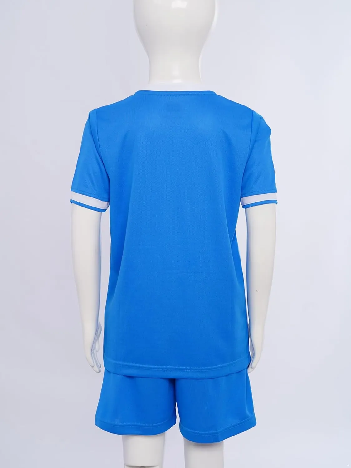 Football Kit For Kids Boys Pcs Durable Gradient Jersey And Pockets Shorts Sets Outdoor Training Costume