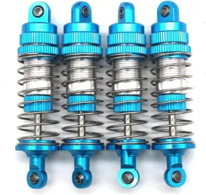 for Gladiator for ZD Racing MT16 MT14R PT14R BX12 X12S 1/14 Metal 4PCS Front and Rear Shockproof Remote Control Car Parts RC Car DIY Parts(Blue)
