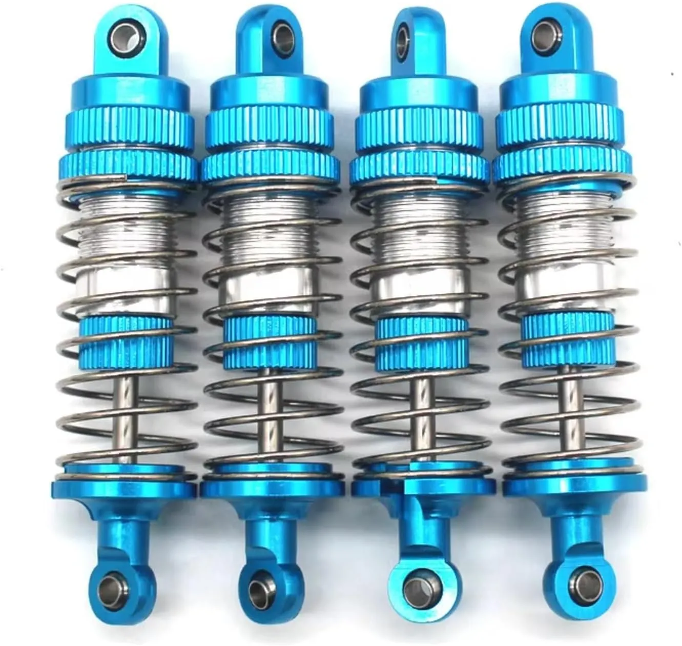 for Gladiator for ZD Racing MT16 MT14R PT14R BX12 X12S 1/14 Metal 4PCS Front and Rear Shockproof Remote Control Car Parts RC Car DIY Parts(Blue)