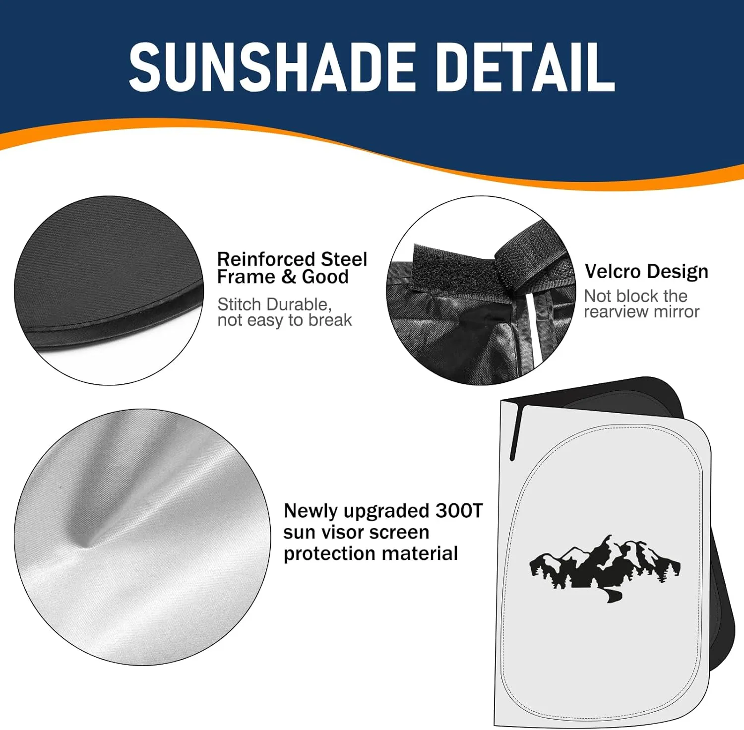 for Subaru Forester Sun Shade 2014-2024 2025, Car Front Window Covers Sun Visor Protector, Foldable Blocks UV Rays Windshield Sunshade for Subaru Forester Accessories