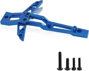 for Traxxas 1/8 for Maxx for Slash 6S 1/10 V2 2.0 4WD Metal Alloy Front for Chassis Brace Steering Fixed Support RC Car Parts Accessories RC Car DIY Parts(Blue)