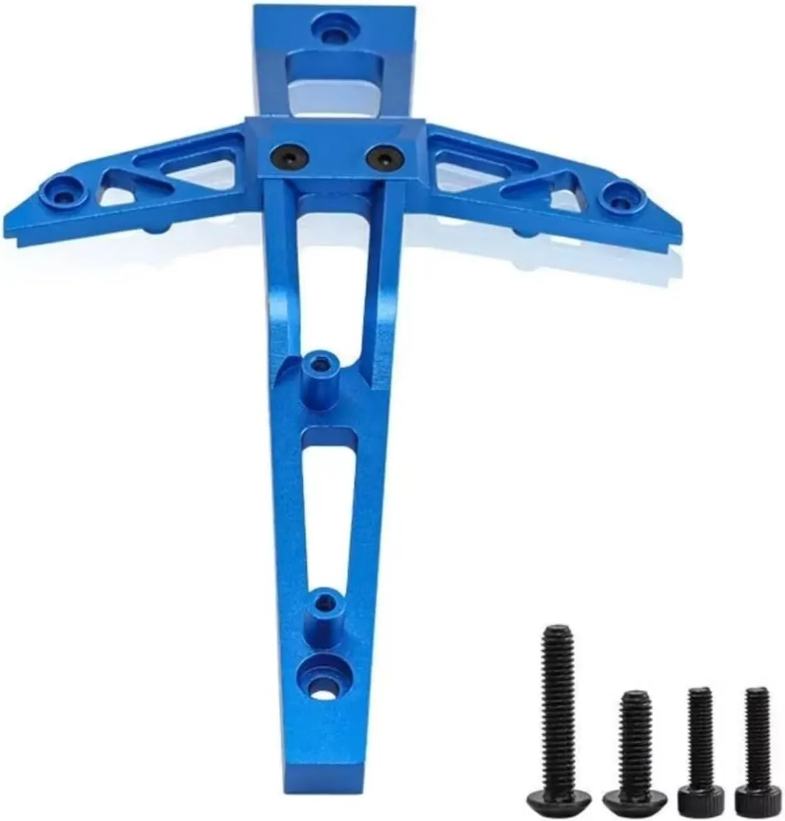 for Traxxas 1/8 for Maxx for Slash 6S 1/10 V2 2.0 4WD Metal Alloy Front for Chassis Brace Steering Fixed Support RC Car Parts Accessories RC Car DIY Parts(Blue)
