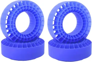 for TRX4 for SCX10 III CJ-7 for Capra BRX01 TF2 GEN8 1/10 1.9'' Tires Soft Silica Gel Anti Foams Insert 108x42mm RC Crawler Rigs RC Car DIY Parts(Blue)