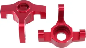 for Wltoys 104016 104018 104009 1/10 Metal Front Steering Cup RC Car Rc Model Crawler Car Accessories Upgrade Parts RC Car DIY Parts(Red)