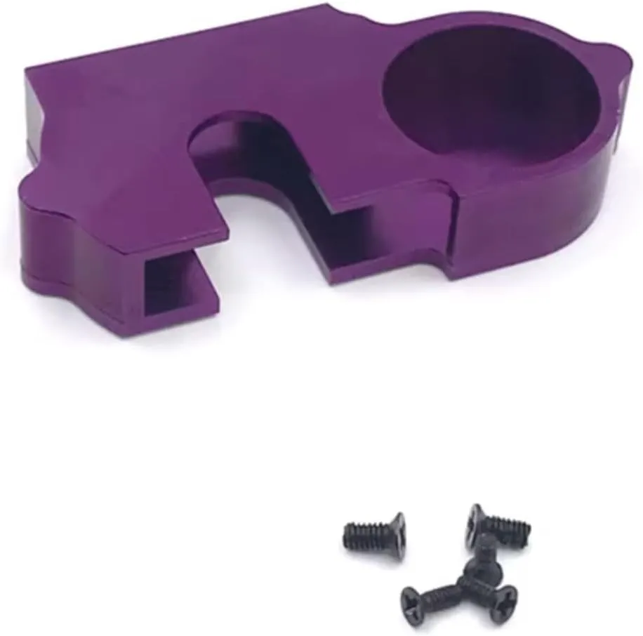 for Wltoys 1/14 144010 144001 144002 124017 124018 1/12 Metal Upgrade Gear Cover RC Car Parts and Accessories Upgrade and Replacement RC Car DIY Parts(Purple)