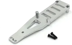 for Wltoys 124006 12423 12427 12428 12429 1/12 Metal Second Floor Plate RC Car Upgrade Parts Accessories Replacement Use RC Car DIY Parts(Silver)