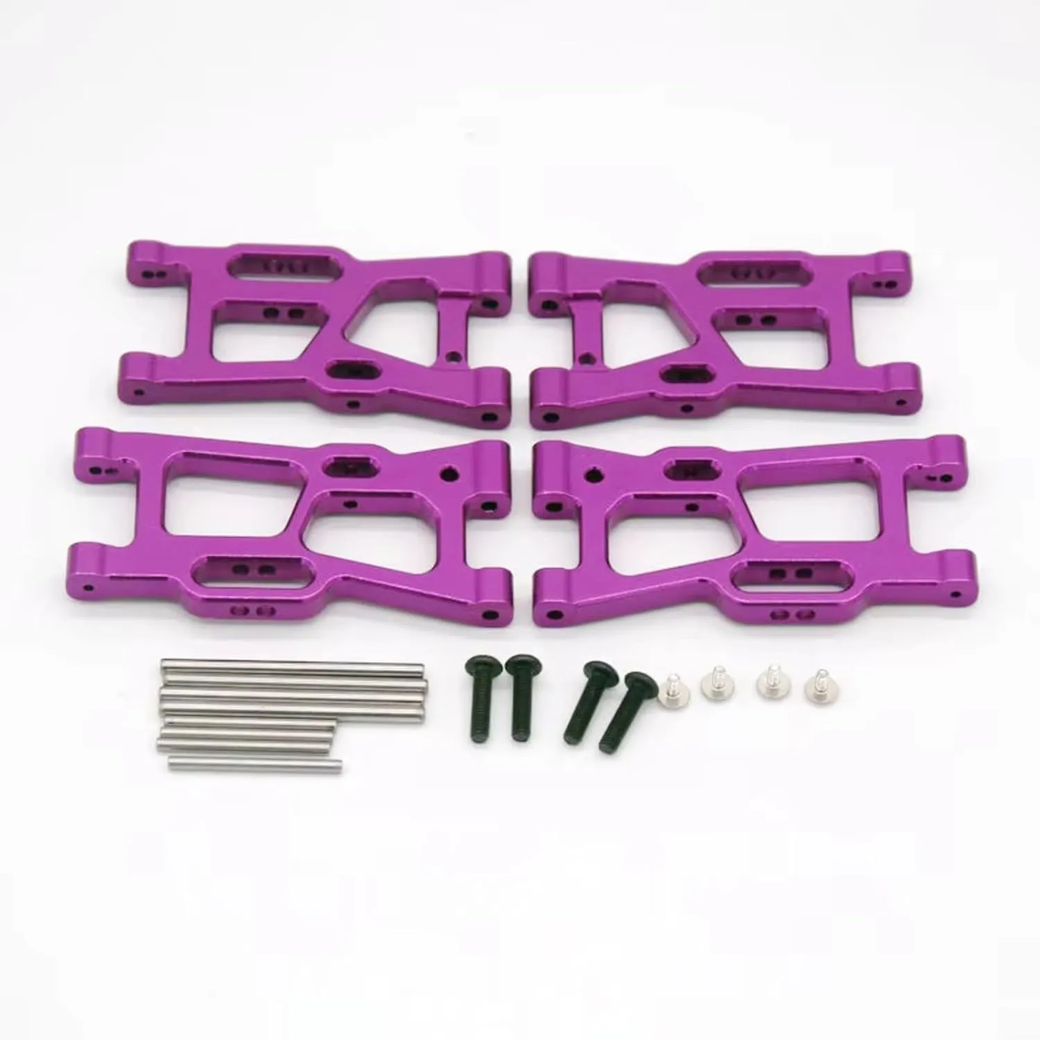 for Wltoys 124008 124010 144002 144010 144016 144018 124016 124017 124018 124019 RC Remote Control Car for Swing Arm Parts Parts Replacement RC Car DIY Parts(Purple)