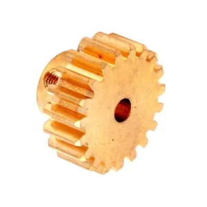 for WLtoys 12401-0297 104009 12402-A 12409 1pcs 19T Motor Motor Gear Yellow RC Car Accessories Parts Upgrade and Replacement Use RC Car DIY Parts