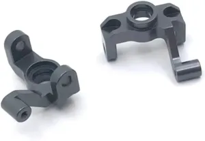 for WLtoys 12427 12428 12423 12429 FY01 FY02 FY03 Metal Upgrade Front Steering Cup RC Car Parts Upgrade Accessories RC Car DIY Parts(Gray)