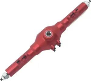 for WLtoys 12428 12423 12427 12428-A 12428-B 12428-C for Feiyue 1/12 Metal Upgrade Rear Axle Assembly RC Car Parts Replacement Use RC Car DIY Parts(Red)