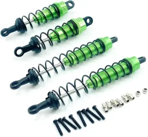 for Wltoys 12428 12423 12427 12429 FY-03 1/12 Metal Oil Shock Absorber RC Car Upgrades Parts Accessories RC Car DIY Parts(Green)