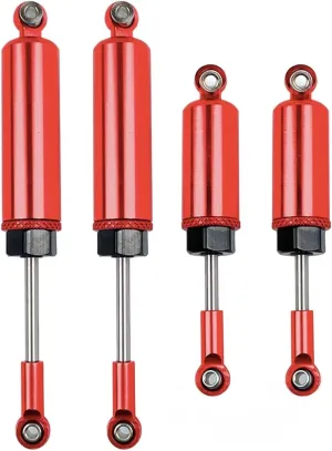 For Wltoys 12428 12429 12423 FY 01 03 1/12 Alloy CNC 6061 Metal Front Rear Shock Absorber RC Upgrade Parts Accessories RC Car DIY Parts(Red)