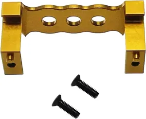 for Wltoys 144001 124016-17-18 124019 Servo Motor Bracket RC Car Tracked Car Upgrade Accessories Parts Replacement Use RC Car DIY Parts(Yellow)