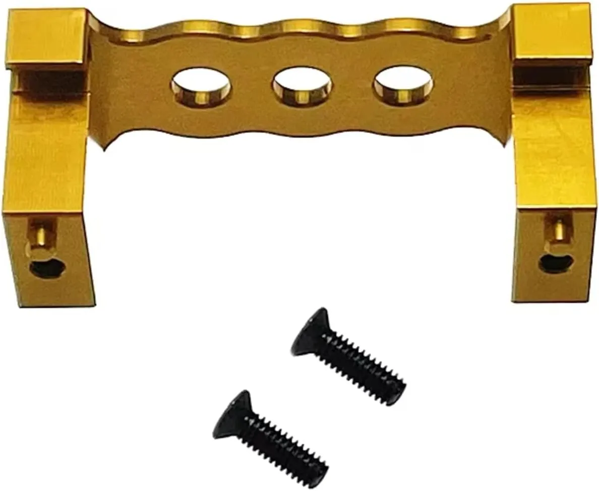 for Wltoys 144001 124016-17-18 124019 Servo Motor Bracket RC Car Tracked Car Upgrade Accessories Parts Replacement Use RC Car DIY Parts(Yellow)