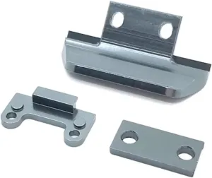 for Wltoys 144010 144001 144002 1/14 124017 124019 1/12 Metal Upgrade Front Bumper RC Car Parts Accessories Replacement Use RC Car DIY Parts(Gray)