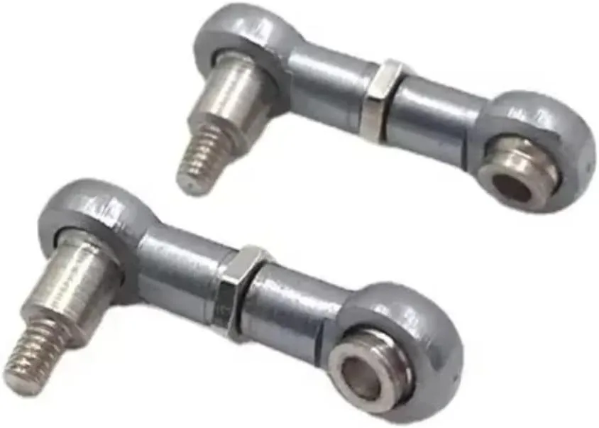 for Wltoys 284131 K969 K979 K989 P929 P939 1/28 Metal Steering Tie Rod RC Car Parts Accessories Upgrade and Replacement RC Car DIY Parts(Gray)