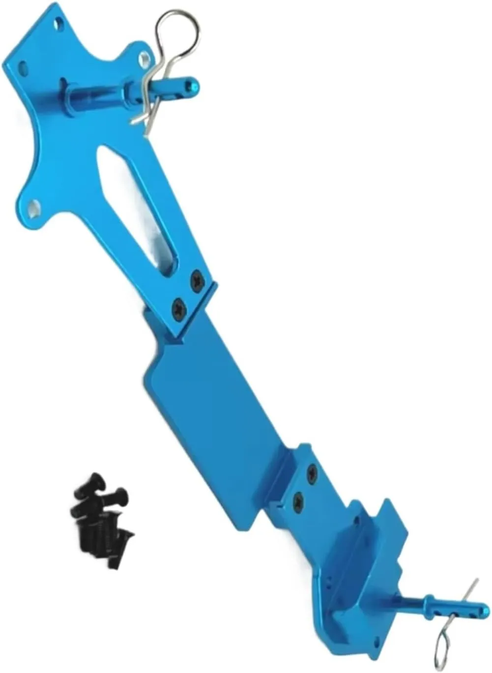 for Wltoys for 144001 144002 144010 144016 144018 1/14 for RIaarIo Metal Second Floor Board Plate with Body Mount Post RC Car Upgrade Parts RC Repair Parts(Blue)