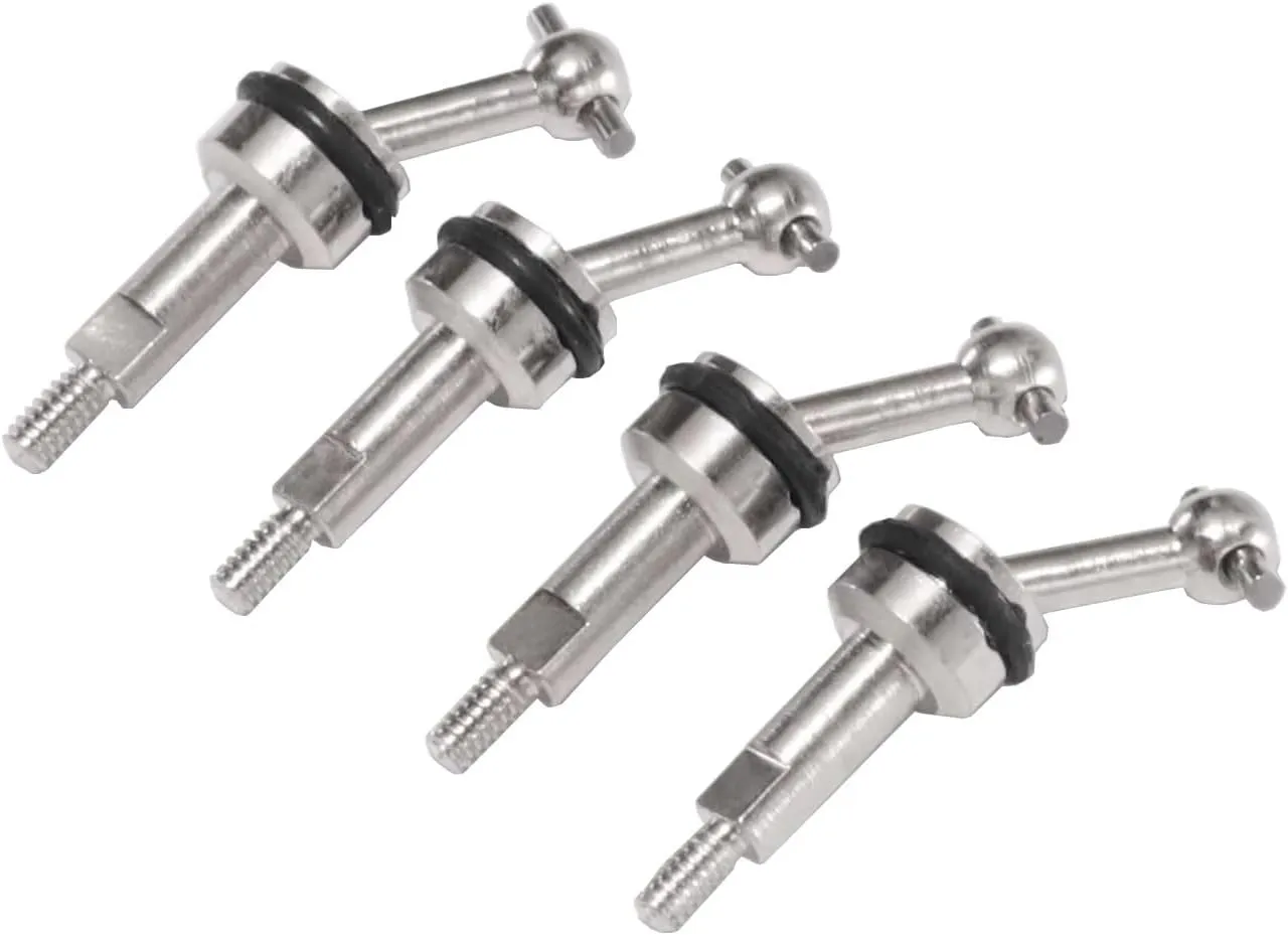 for Wltoys K969 K989 K979 P929 284131 284161 1/28 Metal Cvd for Universal Joint Shaft RC Car Upgrades Parts Accessories Replacement RC Car DIY Parts(4pcs)