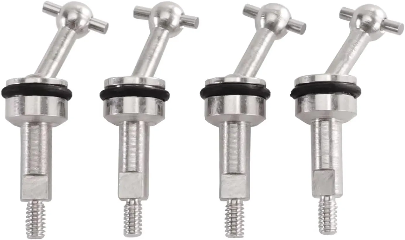 for Wltoys K969 K989 K979 P929 284131 284161 1/28 Metal Cvd for Universal Joint Shaft RC Car Upgrades Parts Accessories Replacement RC Car DIY Parts(4pcs)