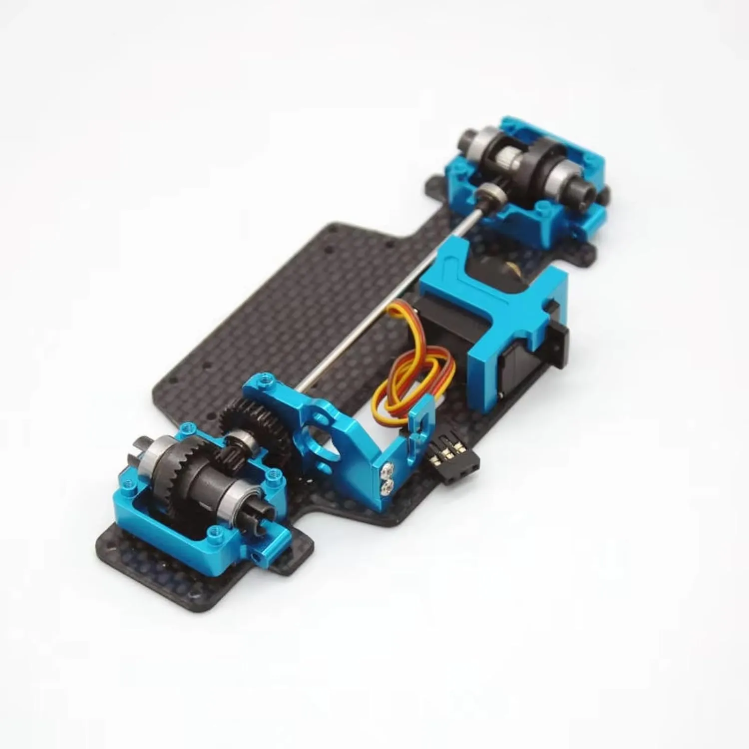 for Wltoys K989 K979 K999 284131 1/28 Car for Universal Metal PO Accessories Motor MountRC Remote Control Car RC Car DIY Parts(Blue)