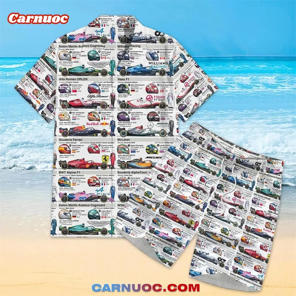 Formula One All World Drivers Champions | Hawaiian Shirt