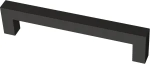 Franklin Brass Simple Modern Square (10-Pack) Cabinet Handles 5-1/16' Hole Center Matte Black Kitchen Drawer Pulls Dresser, Furniture Hardware P46646K-FB-B