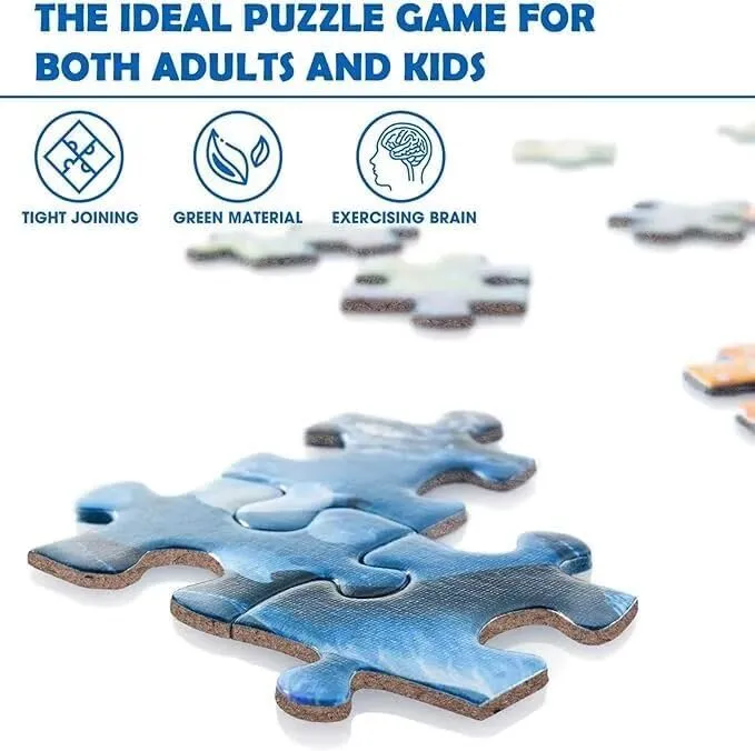 Fun Jigsaw Puzzle 500 Pieces for Adults Cute Rats Lining Up for Water Challenging Educational Game Fun Family Activities Animals Gift Wooden Puzzles