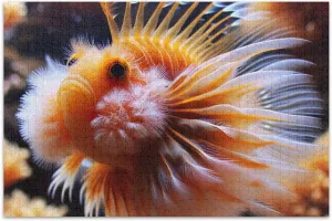 Funny Sea Fish Adults Jigsaw Puzzles 1000 Pieces Game Tech Gifts Art Puzzle Scenery Floral