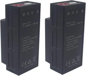 Fytoo 2PCS 7.4V 1050mAh 2S Lithium Battery for MJX H16 H16P H16E H16H H16DR H16SC H16BM 16027 14301 JC16EP RCM029 HP161 HB17 RC Speed Car Competitive Racing Electric High Speed Model Toy Car Battery