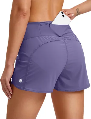 G Gradual Women's Running Shorts with Mesh Liner 3" Workout Athletic Shorts for Women with Phone Pockets