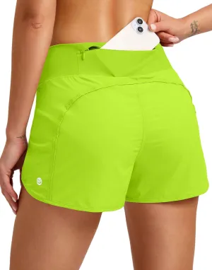 G Gradual Women's Running Shorts with Mesh Liner 3" Workout Athletic Shorts for Women with Phone Pockets