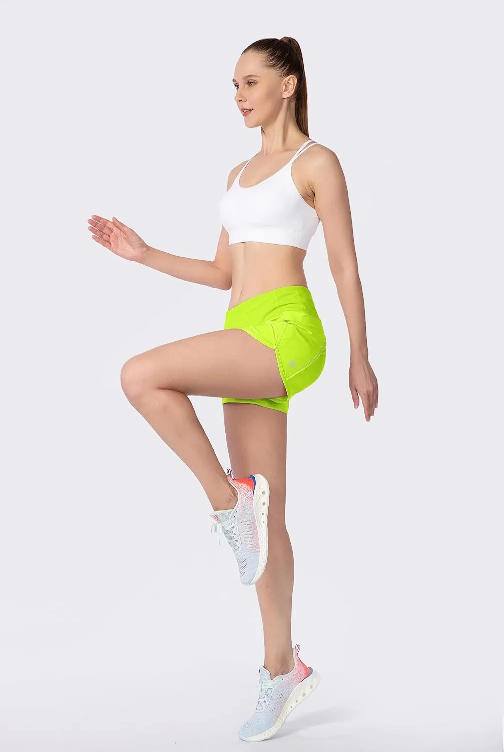 G Gradual Women's Running Shorts with Mesh Liner 3" Workout Athletic Shorts for Women with Phone Pockets