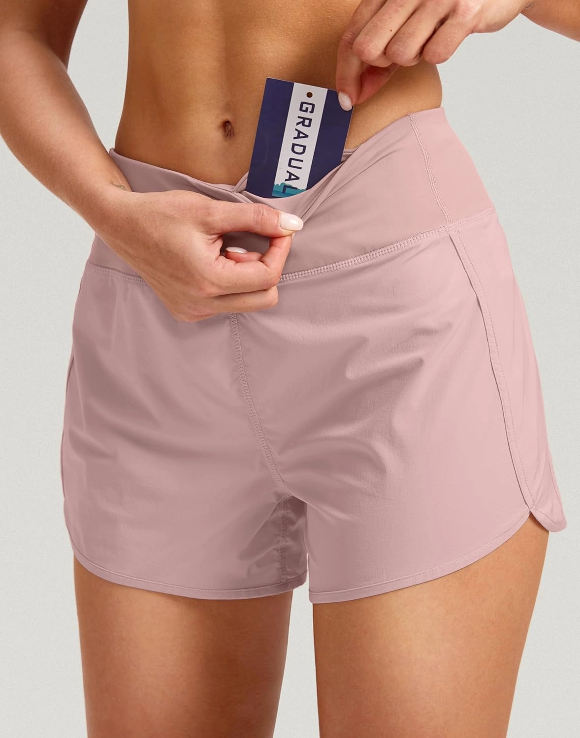 G Gradual Women's Running Shorts with Mesh Liner 3" Workout Athletic Shorts for Women with Phone Pockets