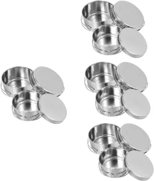 GALPADA Stainless Steel Cooking Utensils Outdoor Picnic Pots Stackable Camping Pans Camping Cooking Utensils
