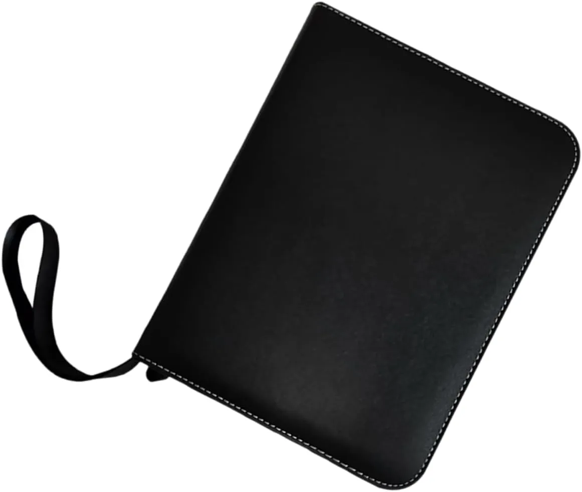 Game Card Collecting Album with Transparent Sleeves Multi Purpose Card Protector for Organizing Sports Photocards and More and PU Material for Safe Storage