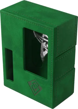 Gamegenic Arkham Horror Investigator Deck Tome - Premium Deck Box for Arkham Horror: The Card Game, Holds a Full Investigator Deck, Rogue - Green Color, Made
