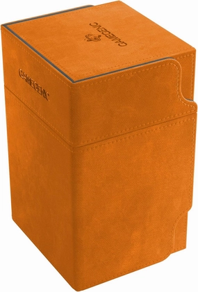 Gamegenic Card Deck Box - Deck Convertible Orange 100CT – Durable and Sturdy TCG, OCG Card Storage – Compatible with Pokemon Yugioh Commander and MTG Magic: The Gathering Cards