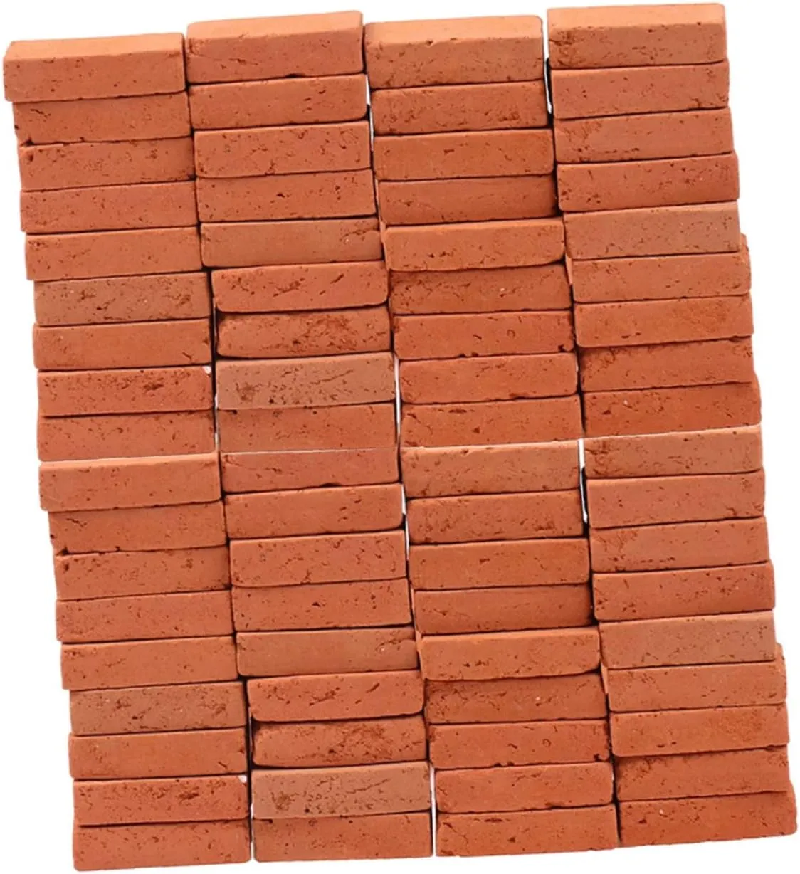 Garneck 150pcs Rectangle Mini Building Blocks DIY Table Brick Models Simulation Brick Kit