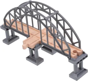 GARVALON 1pc Train Track Accessories for Boy Girl Creative Play Bridge Toy for Cognitive Learning and Imaginative Play Compatible Major Railway Models Lightweight and Portable